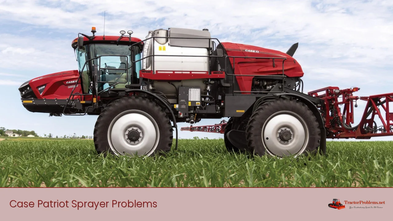 Case Patriot Sprayer Problems