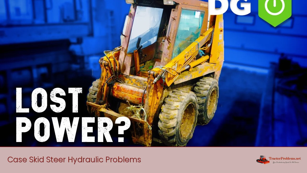 Case Skid Steer Hydraulic Problems