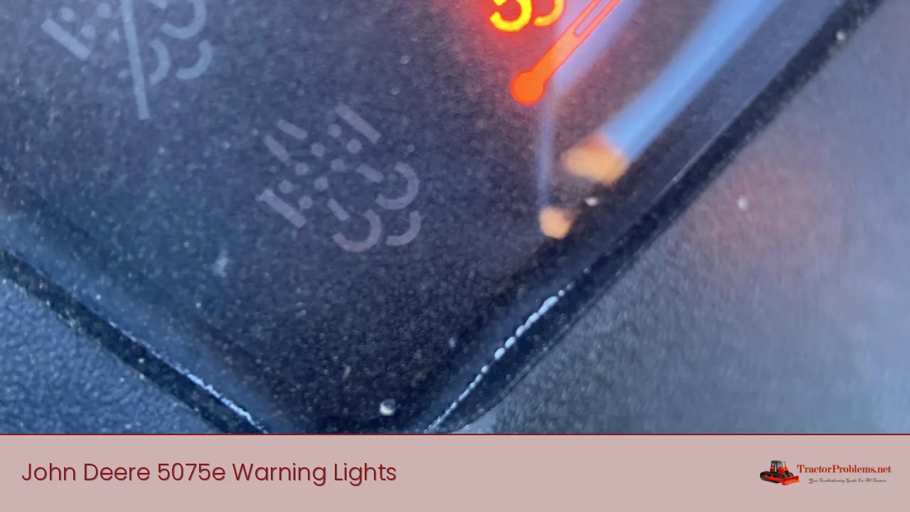 John Deere 5075e Warning Lights