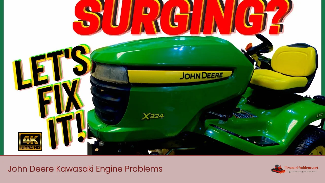 John Deere Kawasaki Engine Problems