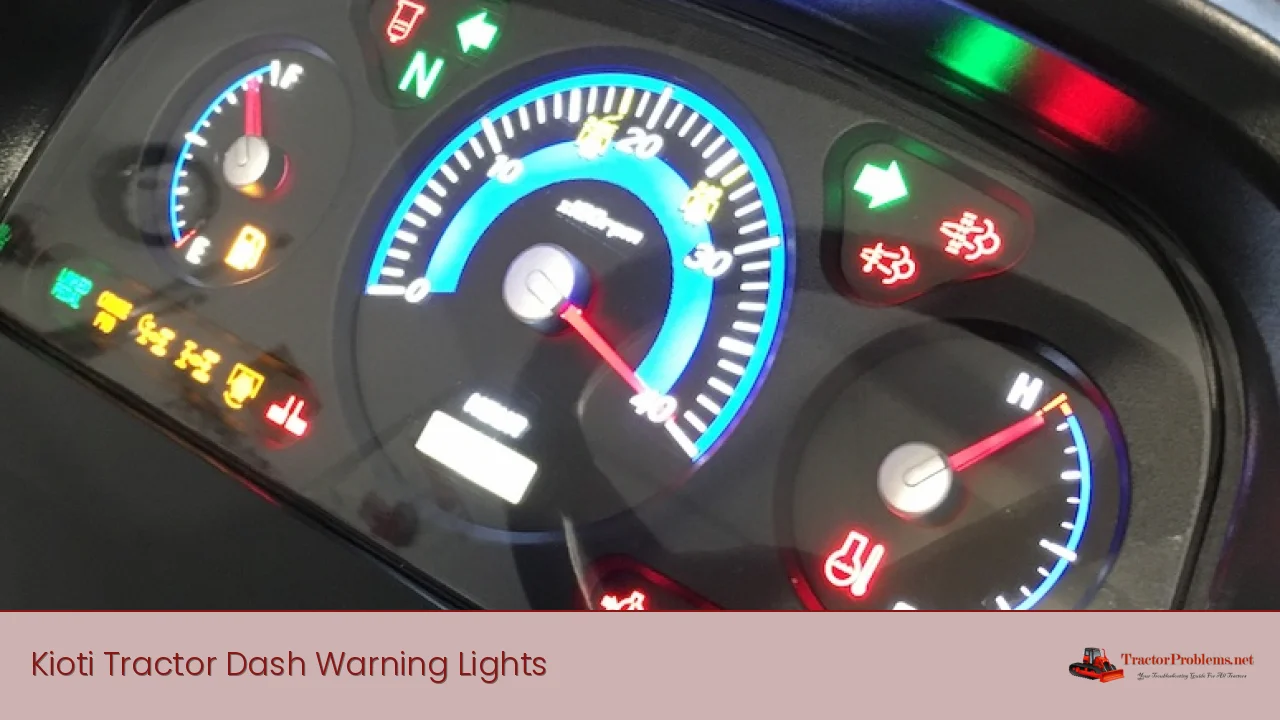 Kioti Tractor Dash Warning Lights