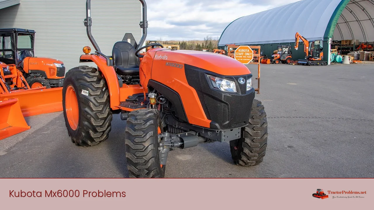 Kubota Mx6000 Problems