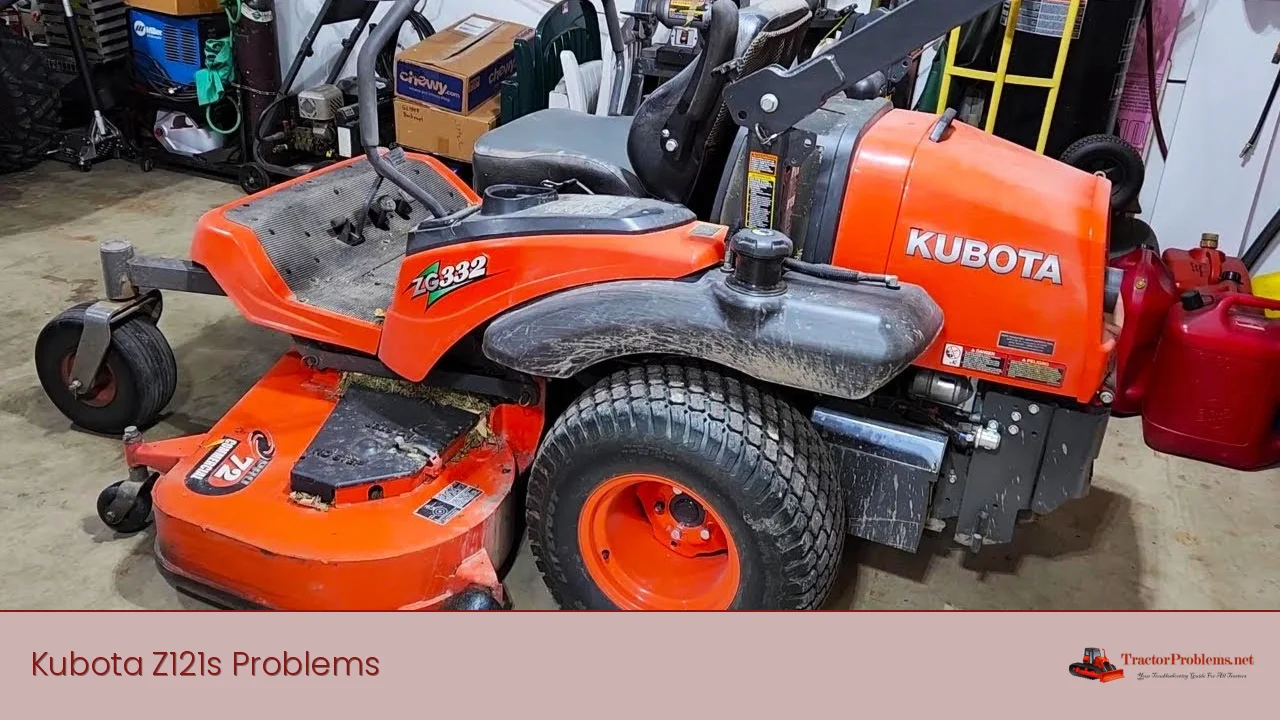 Kubota Z121s Problems