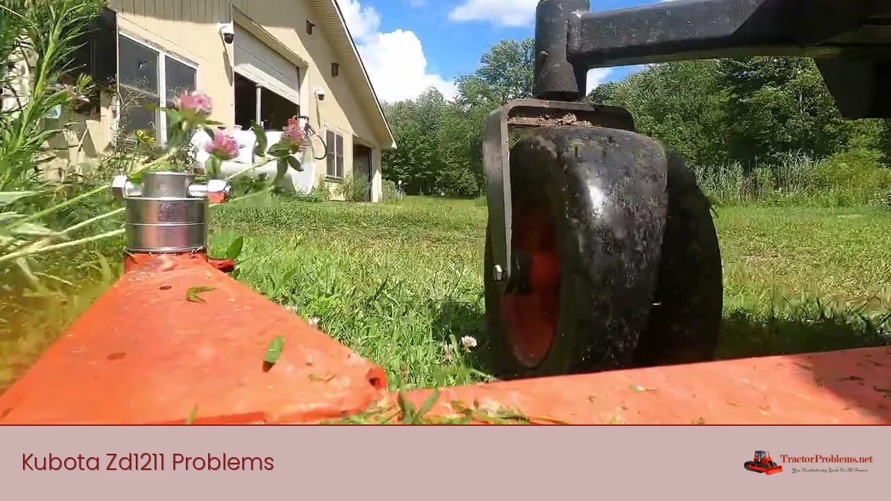 Kubota Zd1211 Problems
