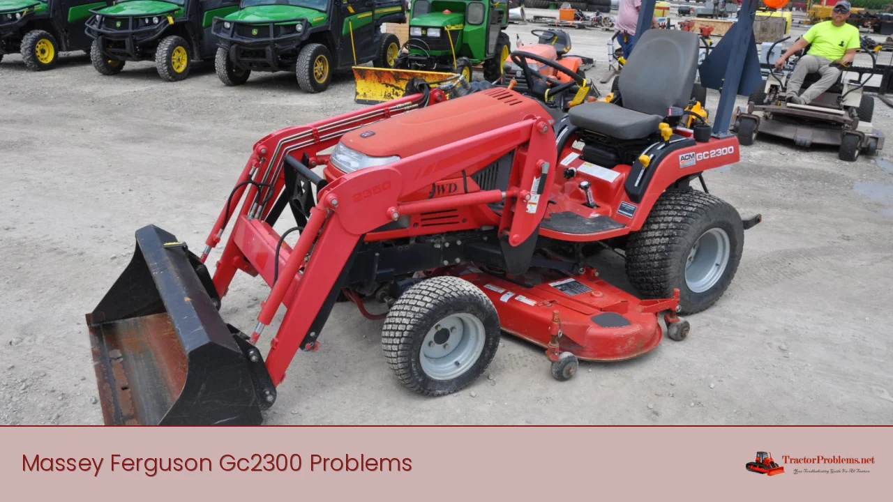 Massey Ferguson Gc2300 Problems
